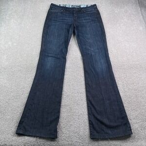 Joes Jeans Womens 29 Blue Muse Bootcut Flare Mid Rise Dark Wash Stretch Denim